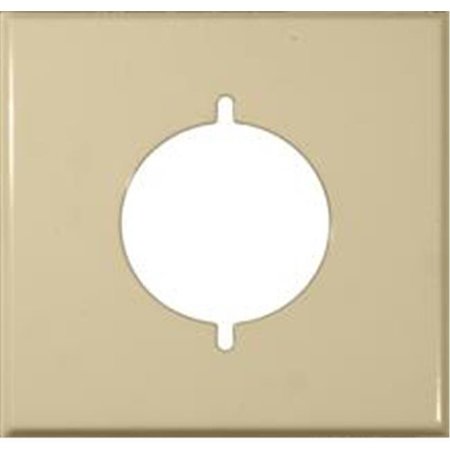 DOOMSDAY Stainless Steel Metal Wall Plates 2 Gang Metal Range And Dryer Cover Ivory DO390774